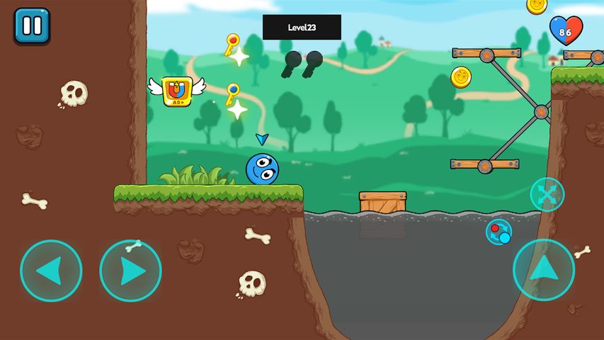 Screenshot 5: Red and Blue Ball : The Forest