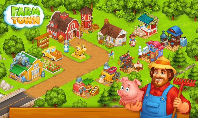 Screenshot 4: Farm Town Village Build Story