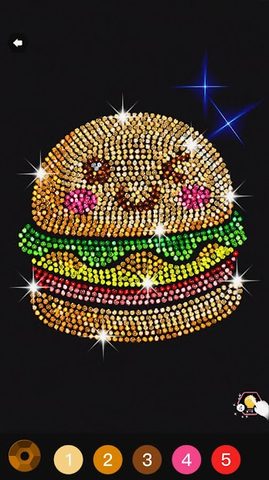 Screenshot 2: Diamond Coloring - Sequins Art & Paint by Numbers