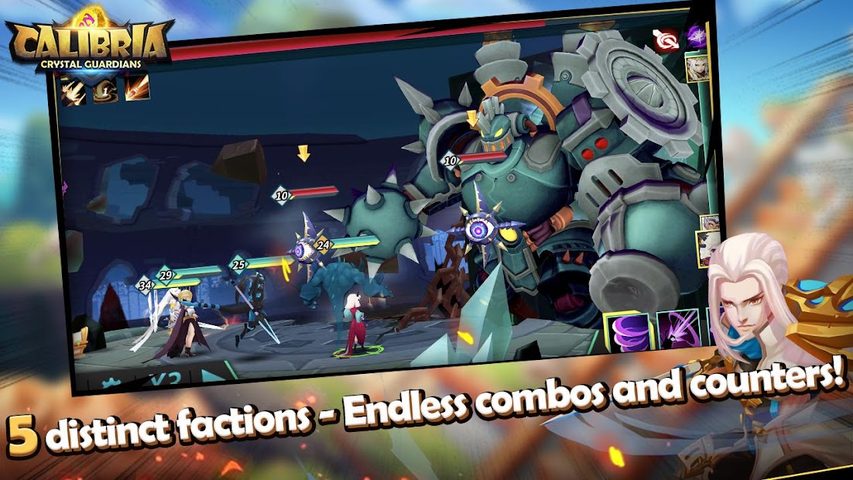 Screenshot 3: Calibria: Crystal Guardians