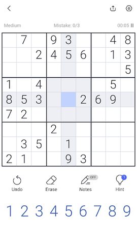 Screenshot 2: Sudoku - Classic Sudoku Puzzle