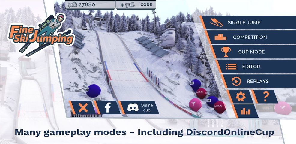 Screenshot 1: Fine Ski Jumping