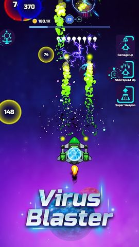 Screenshot 1: Virus Blaster - Shooting game