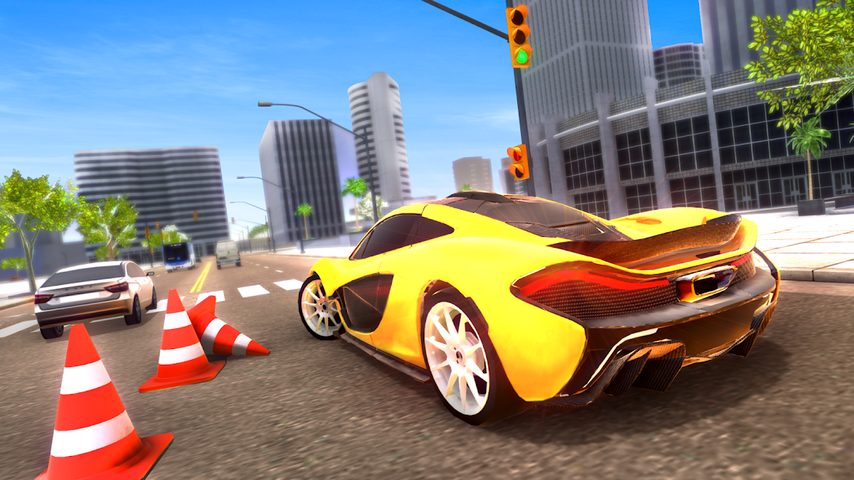 Screenshot 2: Stylish Car Simulator Games: Car Driving School