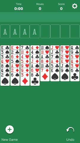 Screenshot 1: FreeCell (Classic Card Game)