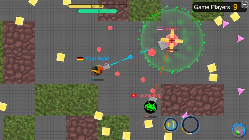 Screenshot 2: piupiu.io- tank io game online