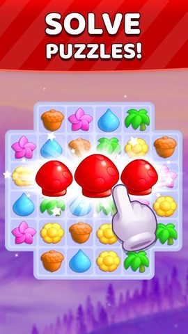 Screenshot 1: Relaxing Match 3: Zen Matching