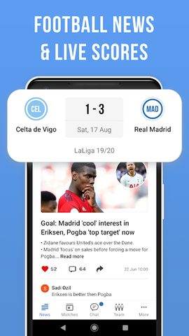 Screenshot 2: Real Live: Unofficial football app for Madrid Fans