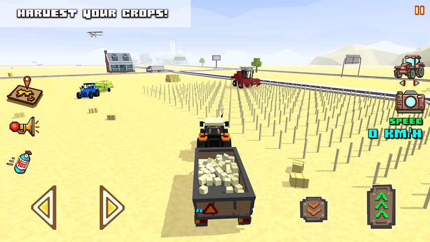 Screenshot 4: Blocky Farm Racing & Simulator