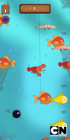 Screenshot 2: We Bare Bears: Crazy Fishing