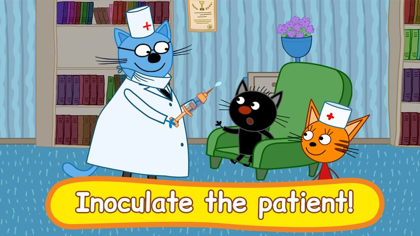 Screenshot 5: Kid-E-Cats: Hospital for animals. Injections