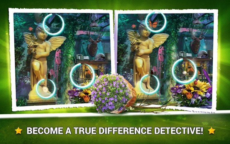 Screenshot 3: Find the Difference Gardens – Casual Games