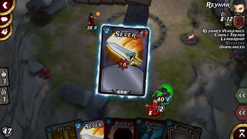 Screenshot 1: Traitors Empire Card RPG – Turn Based Strategy