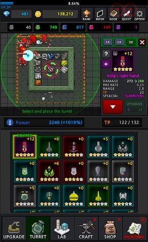 Screenshot 3: Grow Turret - Clicker Defense