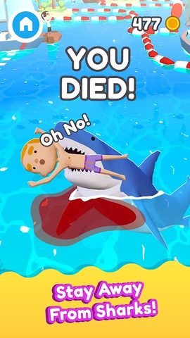 Screenshot 5: Shark Escape 3D - Swim Fast!
