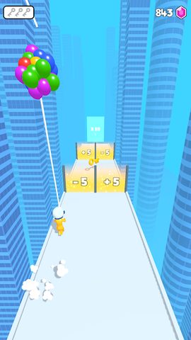 Screenshot 4: Balloon Boy 3D - Stack & Race