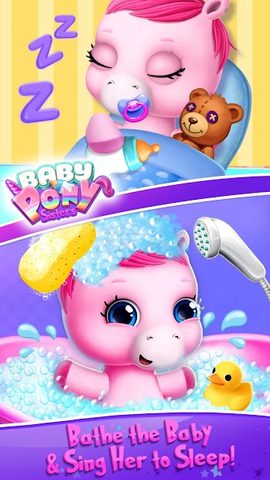 Screenshot 2: Baby Pony Sisters - Virtual Pet Care & Horse Nanny