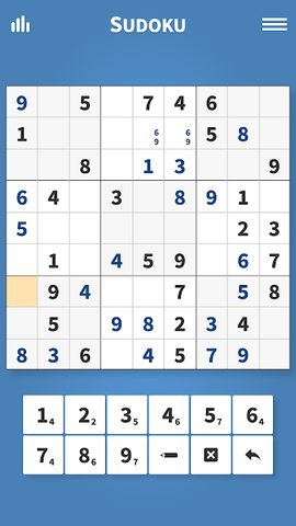 Screenshot 1: Sudoku · Classic Logic Puzzles