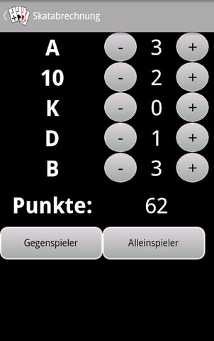Screenshot 3: Skatabrechnung