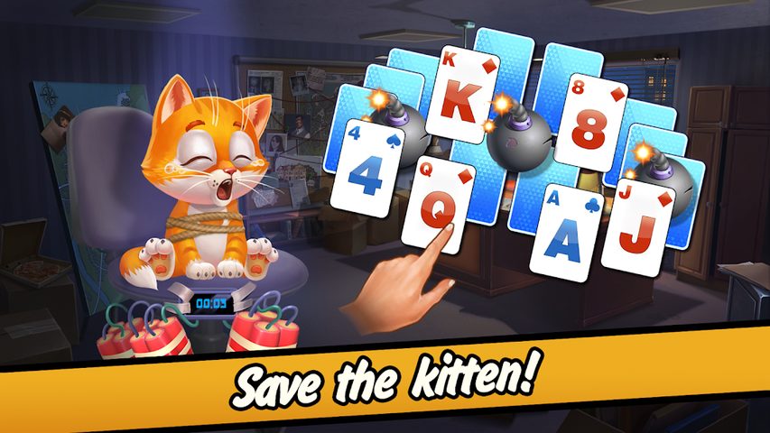 Screenshot 1: Solitaire Crime Stories