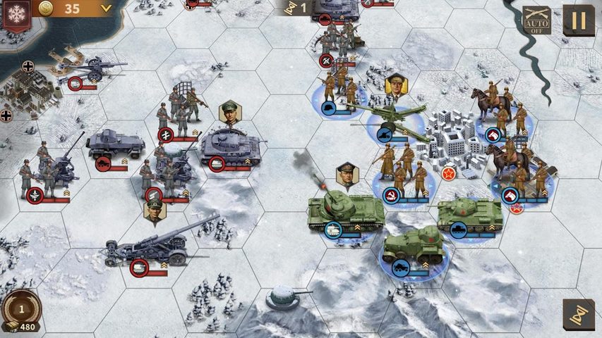 Screenshot 2: Glory of Generals 3 - WW2 SLG
