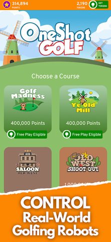 Screenshot 1: OneShot Golf