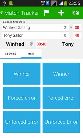 Screenshot 8: Tennis Math: score keeper and statistics tracker