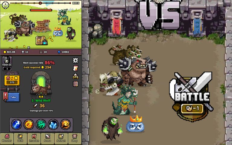 Screenshot 9: Monster gate - Summon by tap