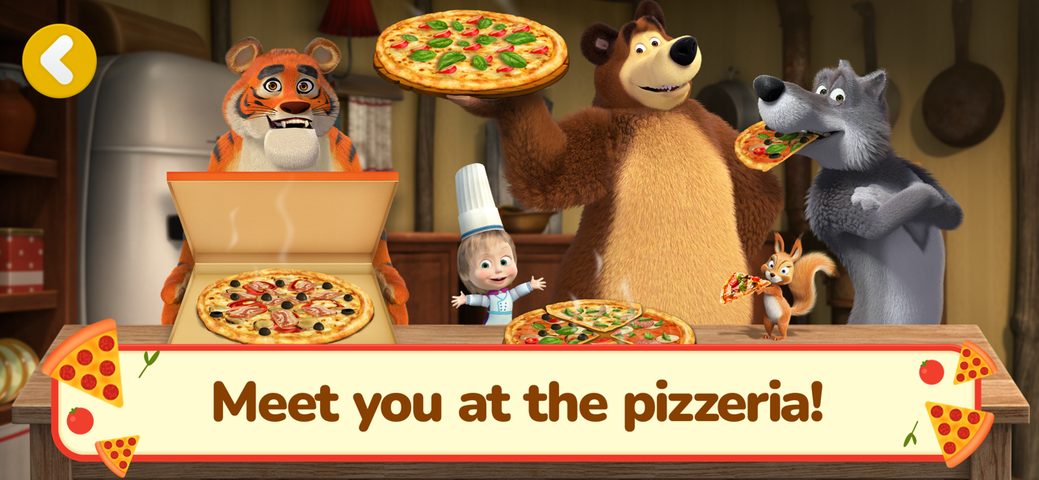 Screenshot 7: Masha and The Bear: Pizzeria! 4+