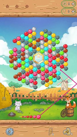Screenshot 5: Little Fox: Bubble Spinner
