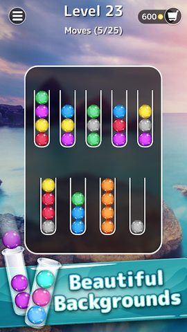 Screenshot 2: Ballscapes: Ball Sort Color Puzzle