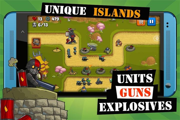 Screenshot 3: Island Defense: Offline Tower Defense
