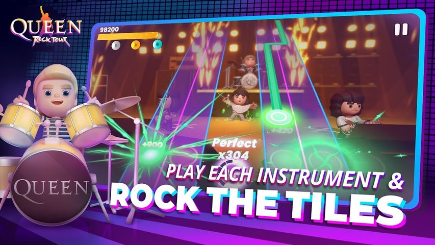 Screenshot 3: Queen: Rock Tour - The Official Rhythm Game