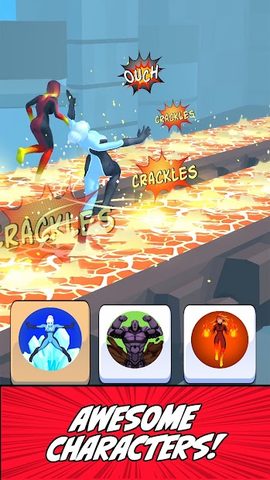Screenshot 1: Heroes Race
