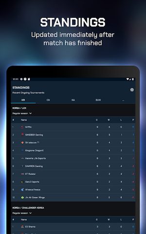 Screenshot 21: ParaScore - LoL Schedule, Scores, Standings, Stats