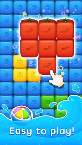 Screenshot 1: Fruit Block Friends