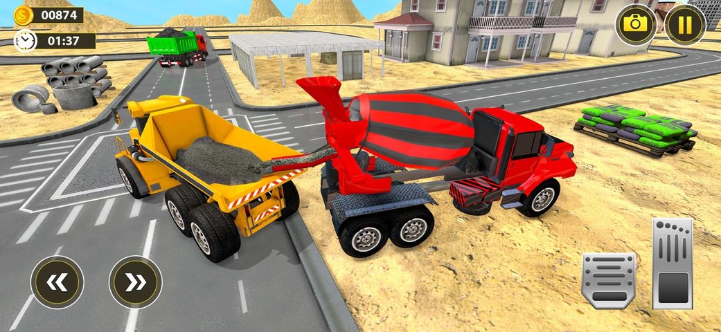 Screenshot 3: Heavy Excavator Dump Truck 3D 4+