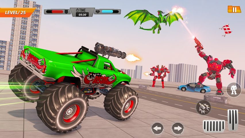 Screenshot 22: Monster Truck Robot Car Game