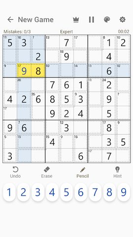 Screenshot 1: Killer Sudoku - Sudoku Puzzles