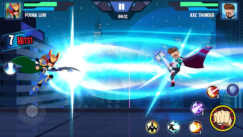 Screenshot 2: Stickman Heroes Fight - Super Stick Warriors
