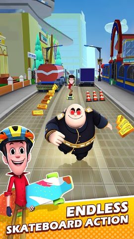 Screenshot 1: Smaashhing Simmba - Skate Rush