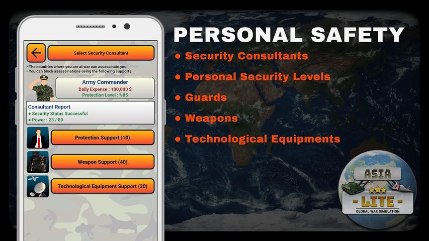 Screenshot 7: Global War Simulation - Asia LITE