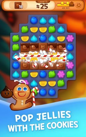 Screenshot 1: Cookie Run: Puzzle World