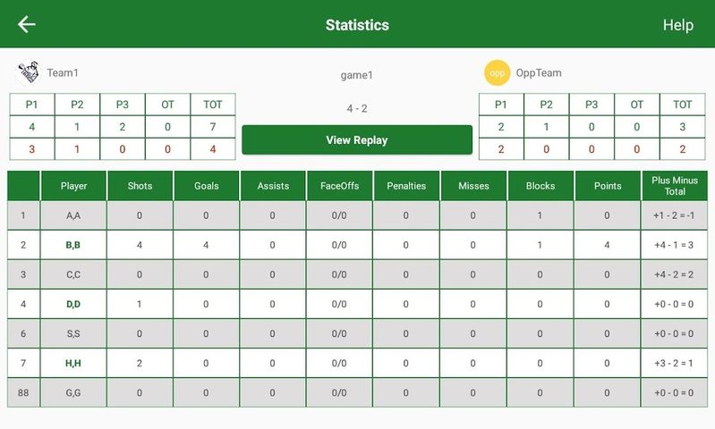 Screenshot 11: iTrackLacrosse Stats - Track Lacrosse Statistics