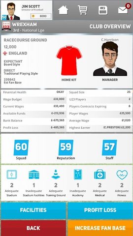 Screenshot 8: Club Soccer Director 2020 - Soccer Club Manager
