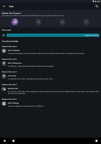 Screenshot 12: Destiny 2 Companion