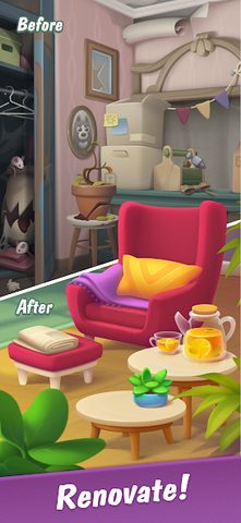 Screenshot 1: Merge Hotel Empire: Design