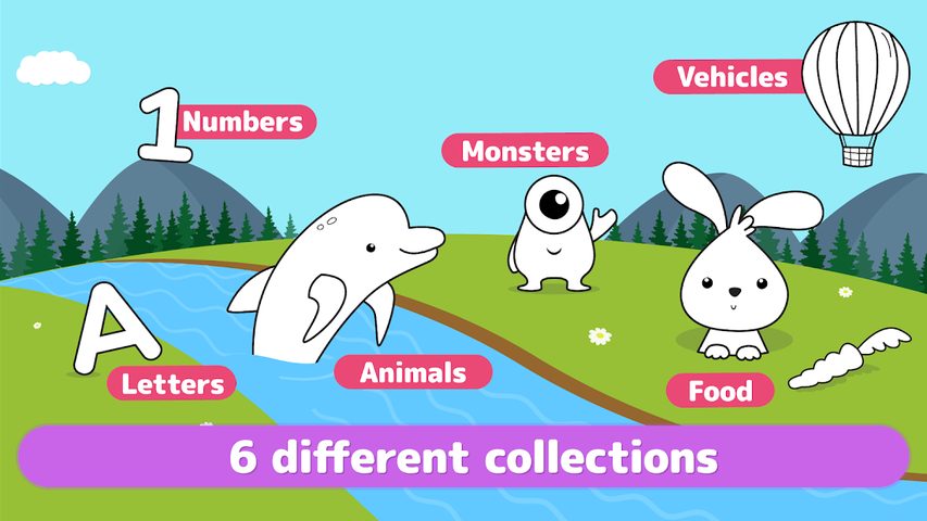 Screenshot 6: Coloring games for kids 🎨 Learn & painting games