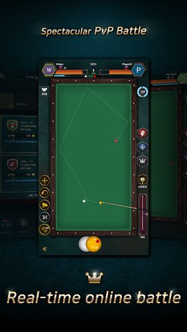 Screenshot 1: RealBilliards Battle: carom billiards 3 cushion