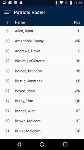 Screenshot 4: Football News - Patriots